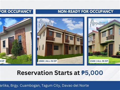 Houses for Sale in Davao del Norte .